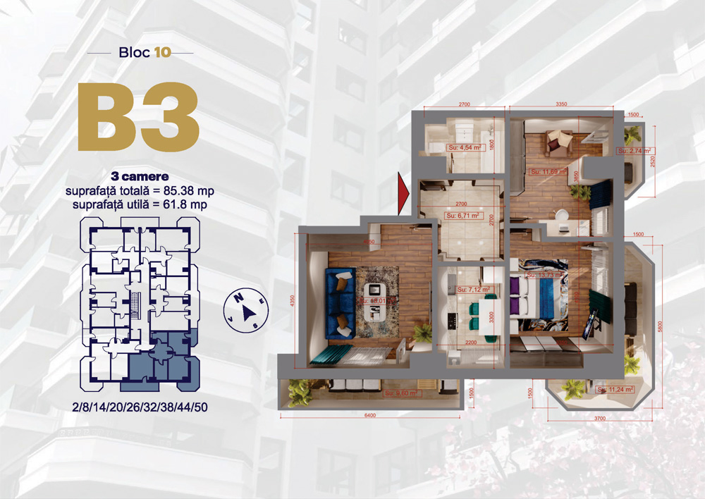 Apartament(e)-cu-3-camere-Iasi-Bloc-10-B3-Royal-Town-Iasi